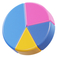 3d pie chart icon png