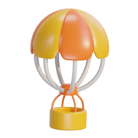 3D-Heißluftballon png