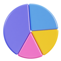 3d Kuchen Diagramm Symbol png