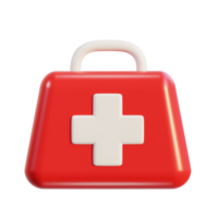 först hjälpa utrustning nödsituation låda medicinsk hjälp resväska ikon png