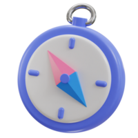 3d compass navigation icon png