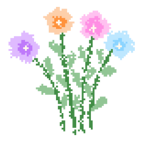 Flower pixel art png