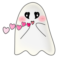 halloween geest schattig geest png