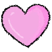 pixel art del cuore png