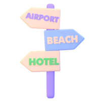 3D renderen icon summer holiday vacation png