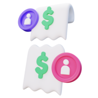 Split Bill 3D Icon png