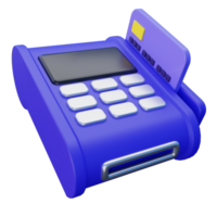 Credit Card Swipe 3D Icon png