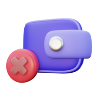Payment Failed 3D Icon png