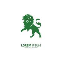 lion minimal and abstract logo in aggressive style abstract logo vector