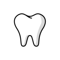 Healthy tooth icon png