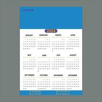 new year calendar design 2024 vector