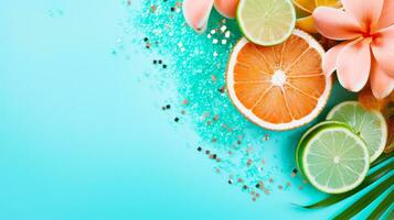A Perfect Choice for Summer Recipes and Drinks AI Generative photo