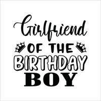 Stylish , fashionable  and awesome birthday quotes typography  illustrator vector