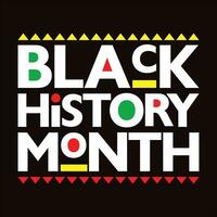 Stylish , fashionable  and awesome black history month quotes typography  illustrator vector