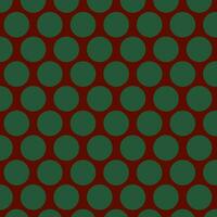 simple abstract seamlees megenta green color polka dot pattern on red wine background vector