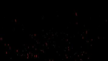 brand gnistor partikel bakgrund animering video