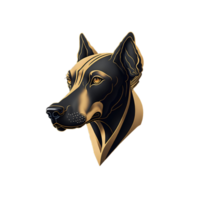 ai generativ Hund Illustration png