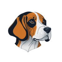 AI Generative dog illustration png