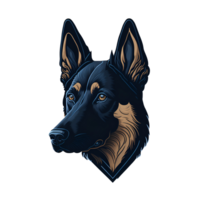 AI Generative dog illustration png