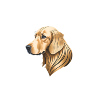 AI Generative dog illustration png