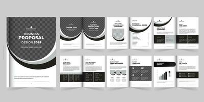 Bi-Fold Brochure Template Design For Multipurpose Use vector