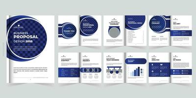 Bi-Fold Brochure Template Design For Multipurpose Use vector