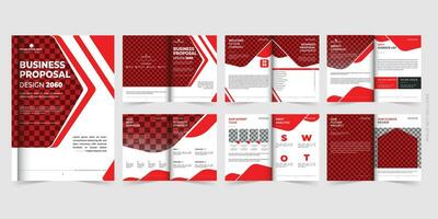 Bi-Fold Brochure Template Design For Multipurpose Use vector