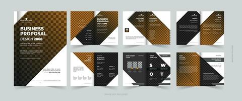 Bi-Fold Brochure Template Design For Multipurpose Use vector