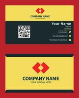 Modern and Corporate Office Business Card Design Template vector