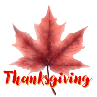 Maple leaf thanksgiving png