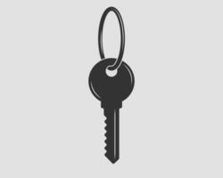 Key icon vector. Keys symbol flat design. vector