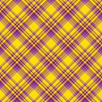Plaid seamless pattern. Vector background of textile ornament. Flat fabric design.