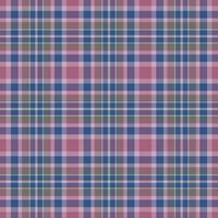 Plaid seamless pattern. Vector background of textile ornament. Flat fabric design.