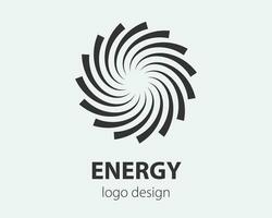 elemento de diseño del logotipo de remolino. empresa de logotipo vectorial. vector