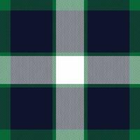 Plaid check pattern. Seamless fabric texture. Tartan textile print. vector