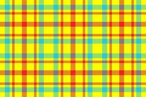 Check seamless vector of textile tartan background with a texture plaid pattern fabric.
