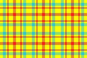 Check seamless vector of textile tartan background with a texture plaid pattern fabric.