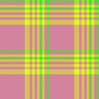 Background texture textile of vector pattern fabric with a seamless tartan plaid check.