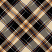 Texture background textile of tartan plaid vector with a seamless fabric pattern check.