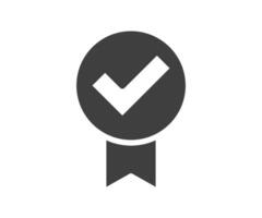 Good icon vector. Business success sign. Best quality symbol of correct, verified, certificate, approval, accepted, confirm, check mark. vector