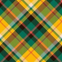 vector de patrón de cuadros sin costuras de tartán escocia. tela de fondo retro. textura geométrica cuadrada de color de verificación vintage.