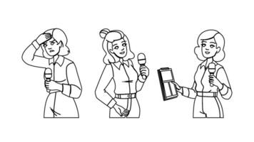 speaker public speaking woman vector