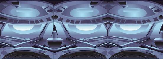 Spaceship Interior Game Background vector