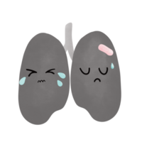 triste pulmões fumaça fumar ar png