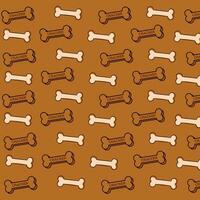 Seamless pattern background with pet object icons Vector