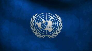 United Nations flag video