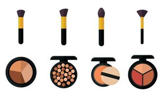 Set of make up icons Fashion icon Vector