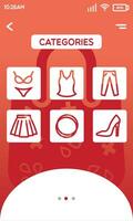 Shopping app background Concept mobile app Vector