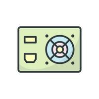 Power Supply icon vector design templates simple and modern