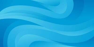 modern wave abstract bright blue background gradation for banner design vector